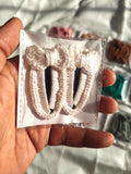 Crochet Hair Clips Set | Handmade Boho Snap Clips for Women Girls